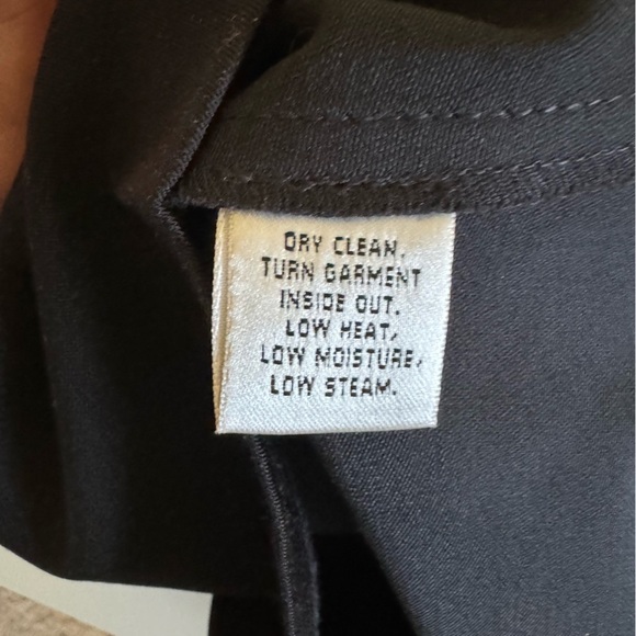 St. John Caviar Black Wide Leg Trouser Career Pants Size 12 - Picture 10 of 12